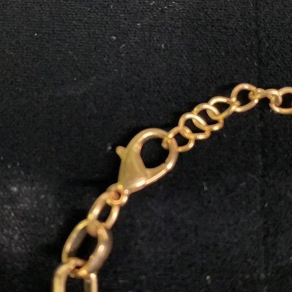 Gold and black stones necklace 3/10$ - Picture 4 of 6